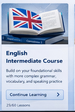 English Intermediate Course